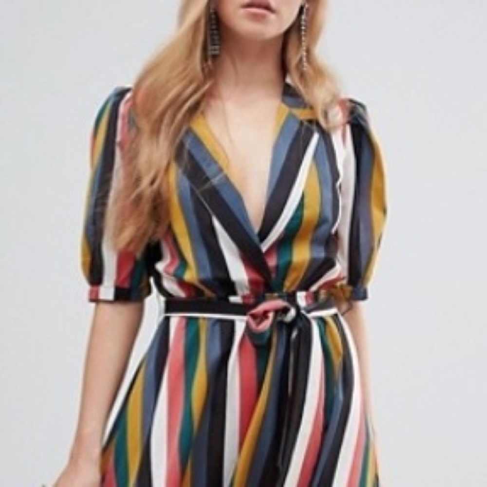Boohoo Stripe Midi Dress - Picture 3 of 4